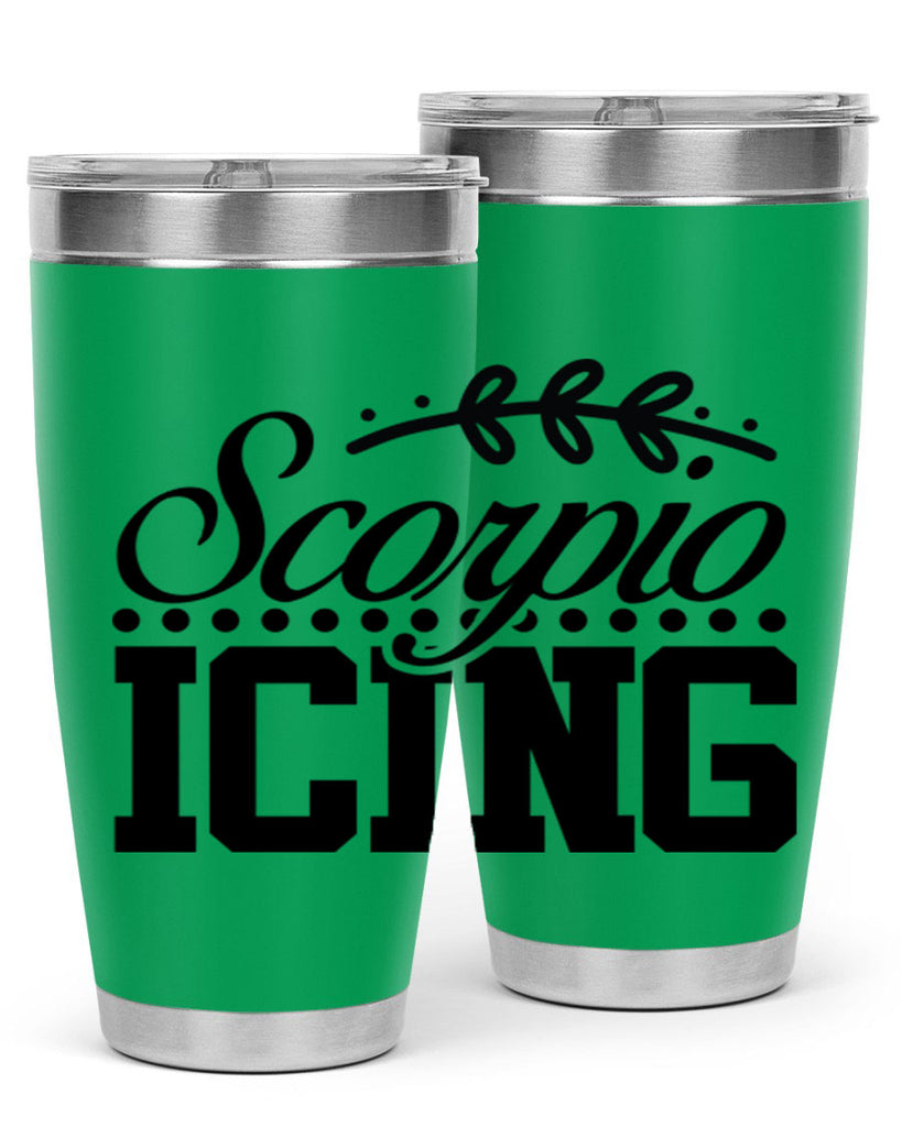 scorpio icing 442#- zodiac- Tumbler