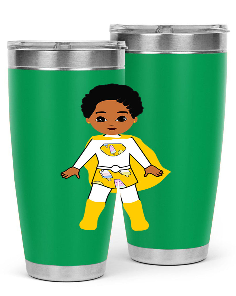 super kid 10#- black men - boys- tumbler