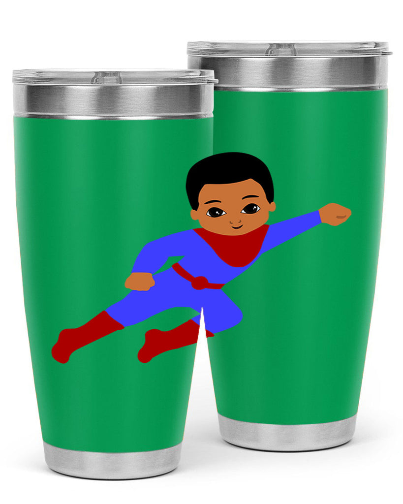 super kid 14#- black men - boys- tumbler