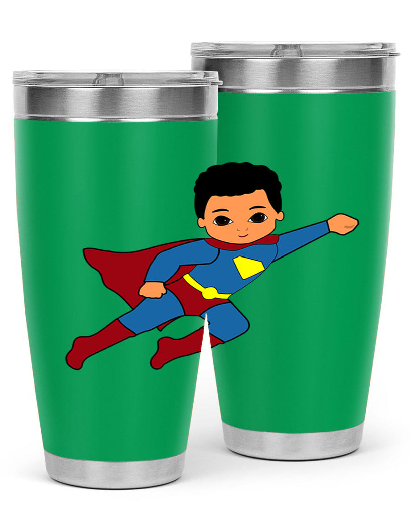 super kid 15#- black men - boys- tumbler