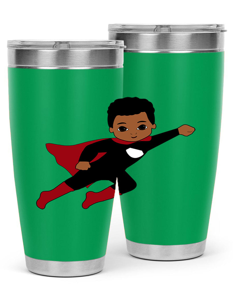 super kid 5#- black men - boys- tumbler