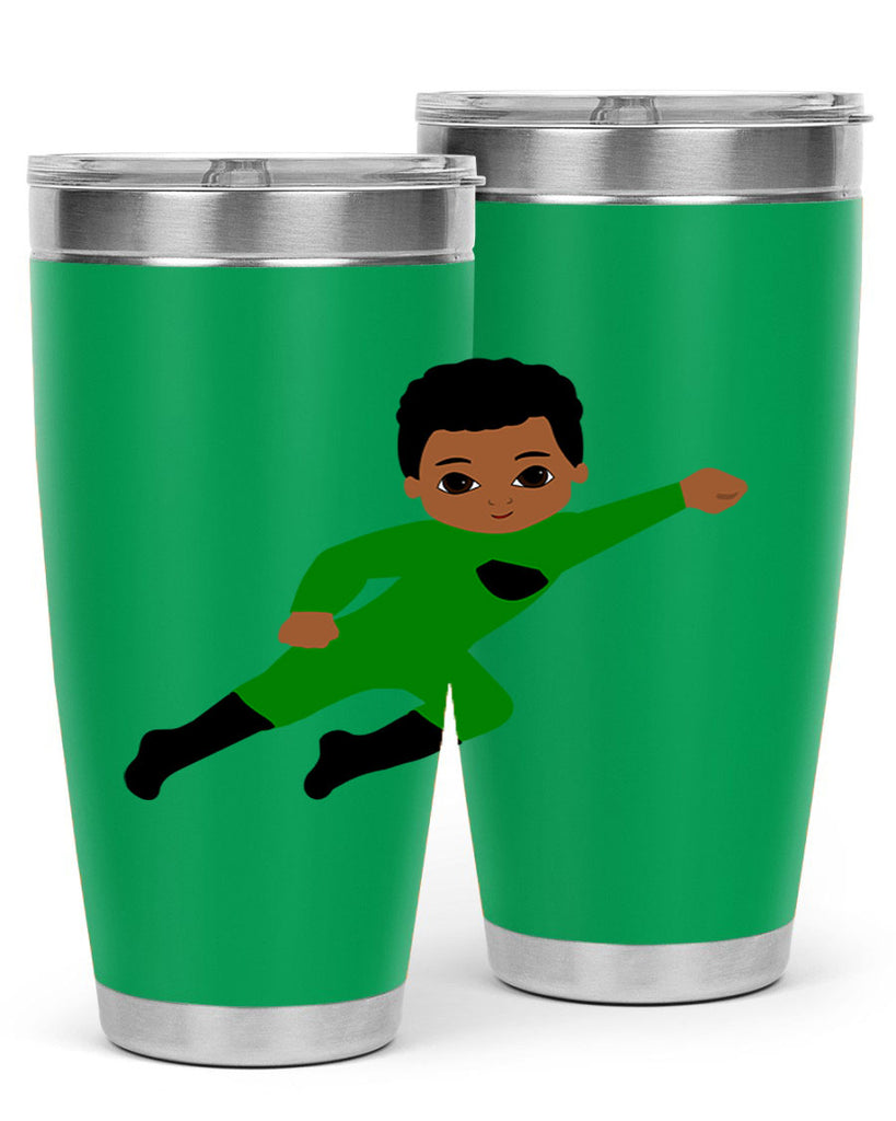 super kid 6#- black men - boys- tumbler