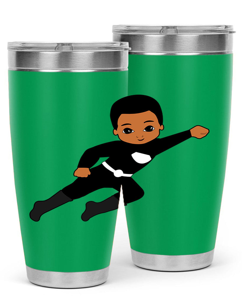 super kid 7#- black men - boys- tumbler