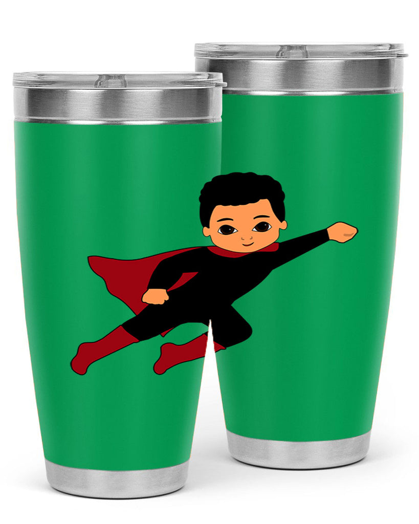 super kid 9#- black men - boys- tumbler