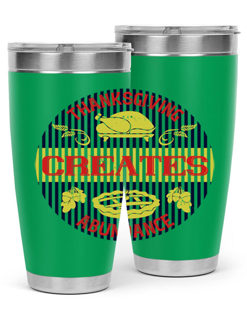 thanksgiving creates abundance 14#- thanksgiving- Tumbler