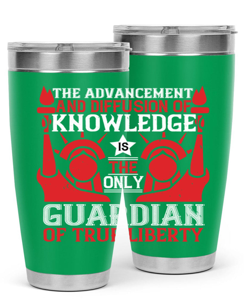 the advencement and diffusion of knowledge Style 190#- Fourt Of July- Tumbler