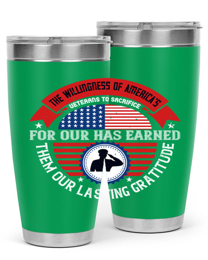 the willingness of americas 88#- Veterns Day- Tumbler