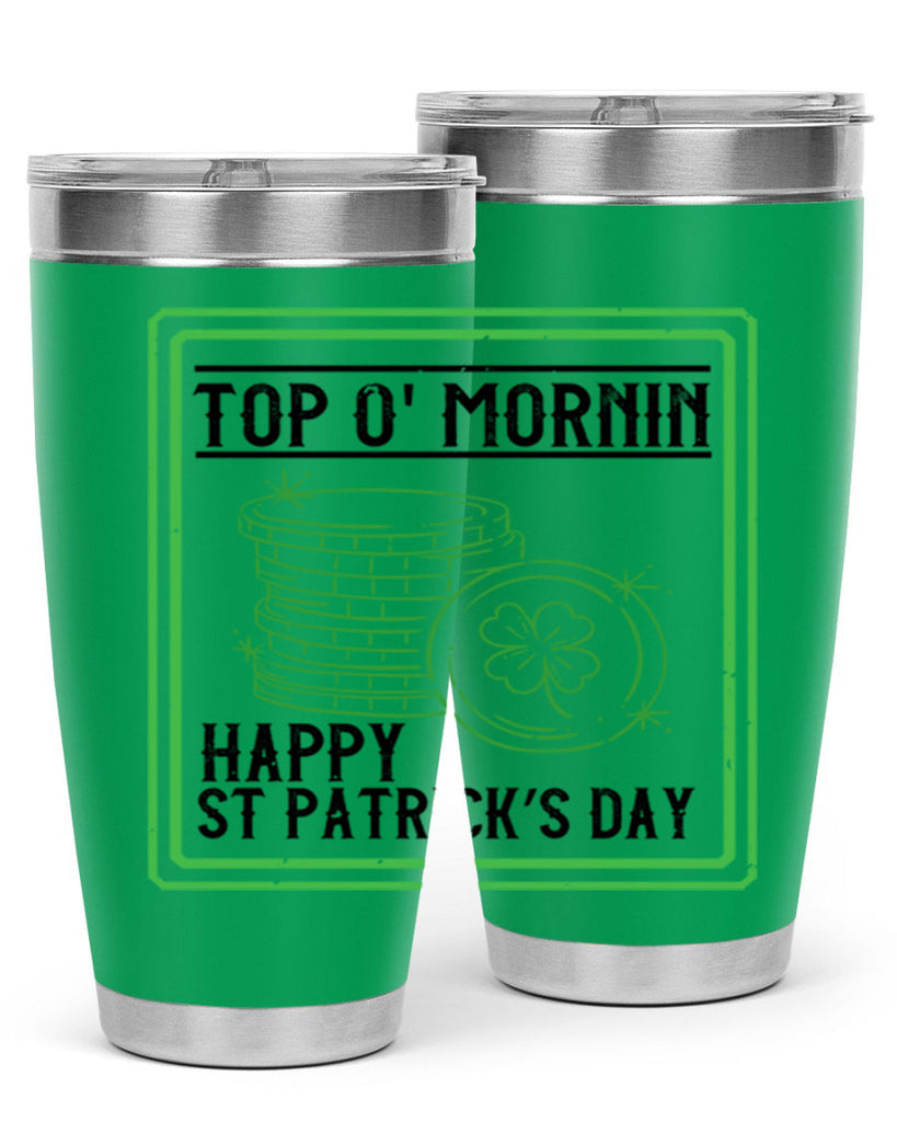top o mornin happy st patrick’s day Style 8#- St Patricks Day- Tumbler