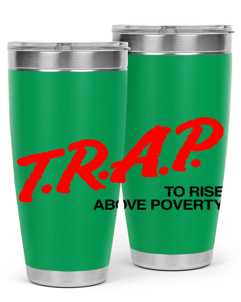 trap 17#- black words phrases- Cotton Tank
