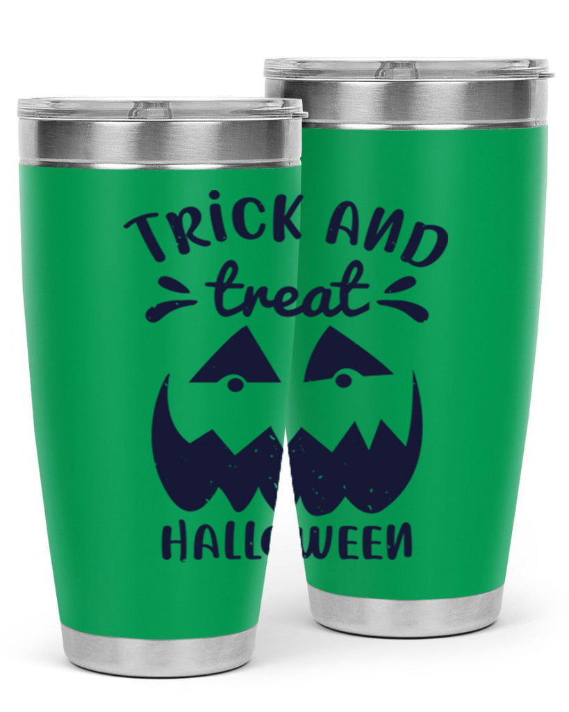 trick and treat halloween 126#- halloween- Tumbler