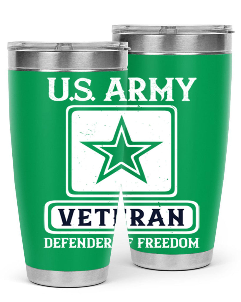 us army veteran defender of freedom 14#- Veterns Day- Tumbler