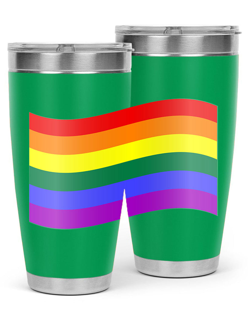 wavy rainbow flag 1#- lgbt- Tumbler