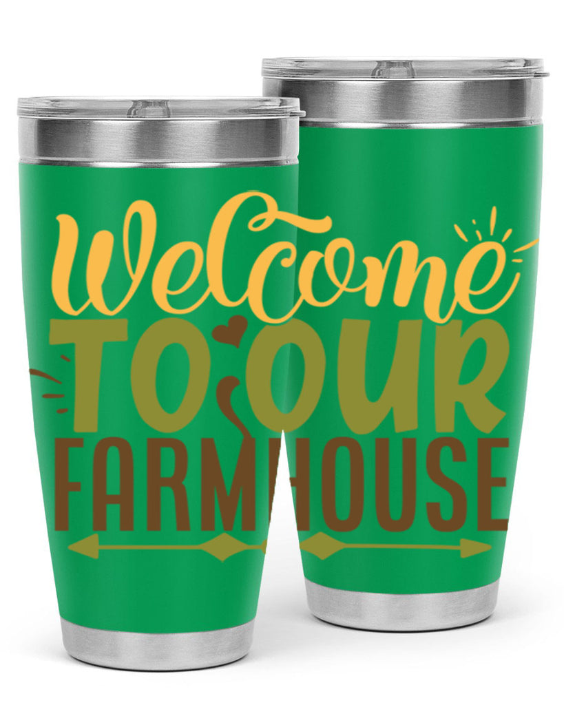 welcome to our farmhouse 2#- farming and gardening- Tumbler
