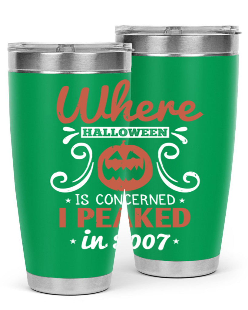 where halloween is 122#- halloween- Tumbler