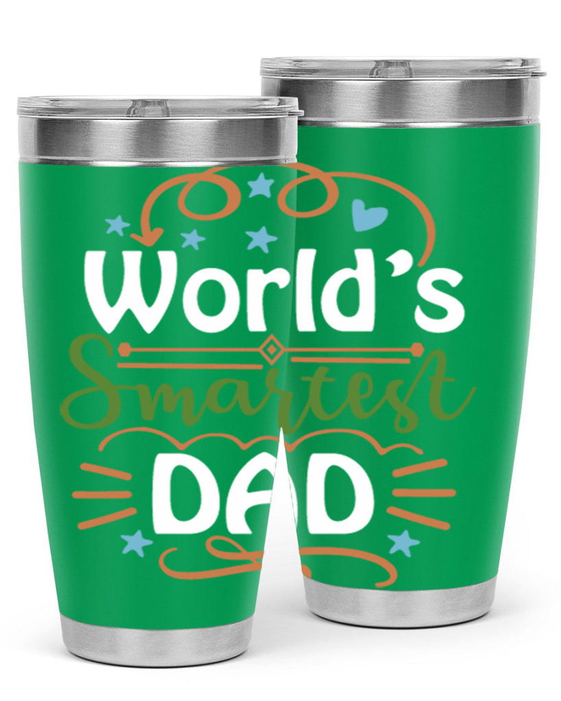 world’s smartest dad 2#- fathers day- Tumbler