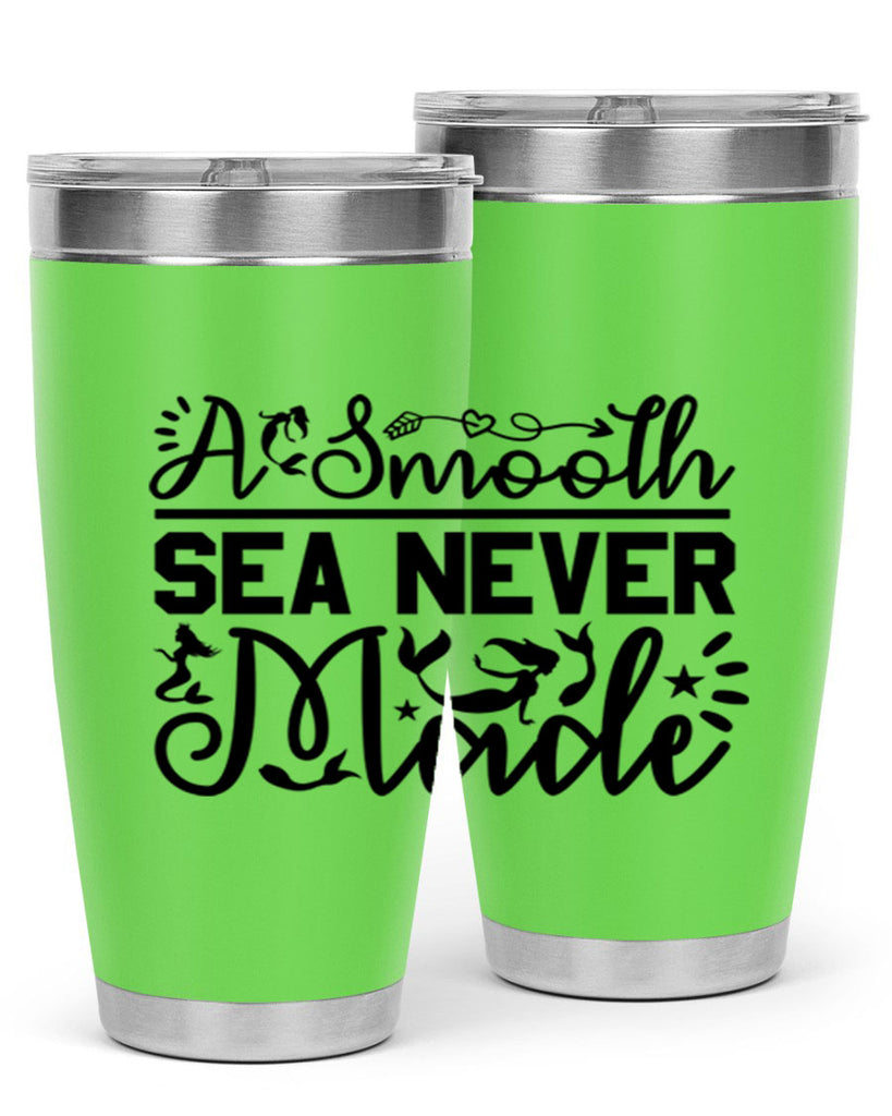 A Smooth Sea Never Made 11#- mermaid- Tumbler