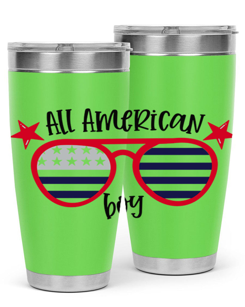 All American Boy Style 141#- Fourt Of July- Tumbler