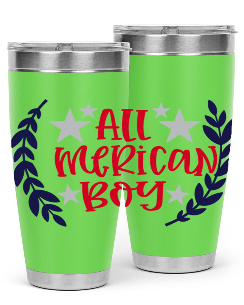 All Merican Boy Style 143#- Fourt Of July- Tumbler