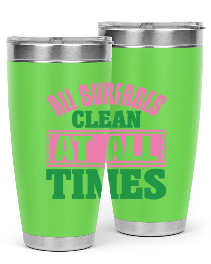 All surfaces clean at all times Style 1#- cleaner- tumbler
