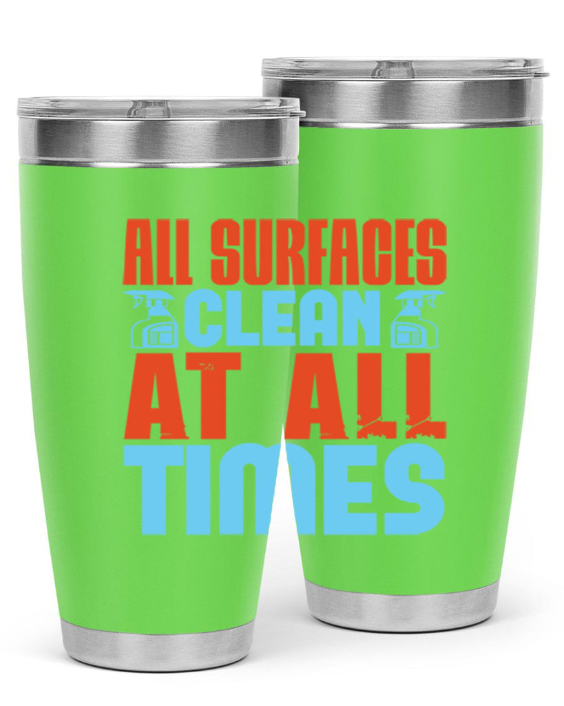 All surfaces clean at all times Style 2#- cleaner- tumbler