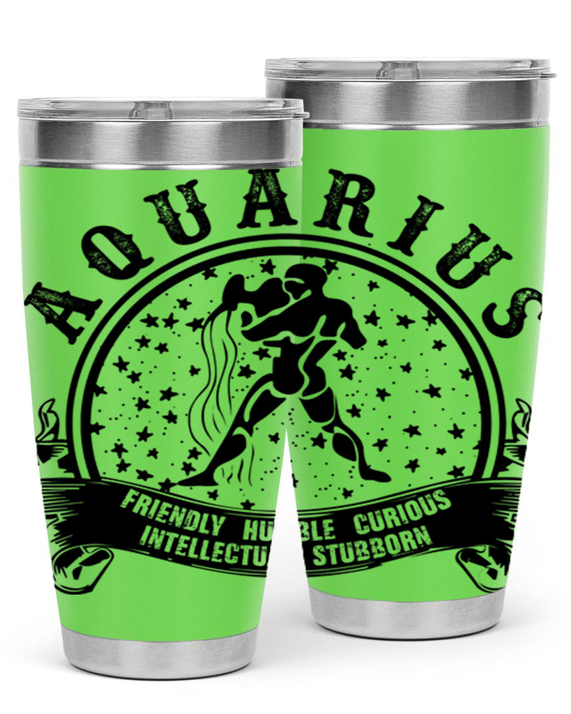 Aquarius 42#- zodiac- Tumbler