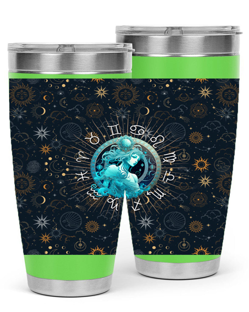 Aquarius Straight 66#- zodiac- Tumbler