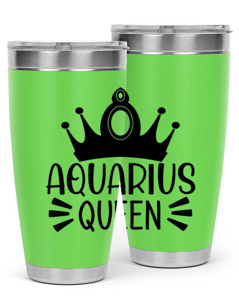 Aquarius queen 73#- zodiac- Tumbler