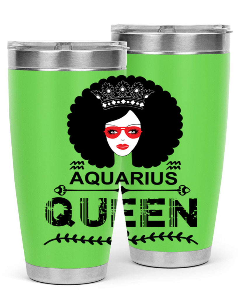 Aquarius queen 75#- zodiac- Tumbler