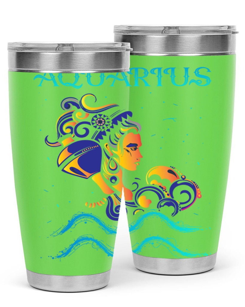 AquariusZodiac 76#- zodiac- Tumbler