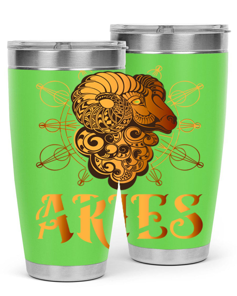Aries 121#- zodiac- Tumbler