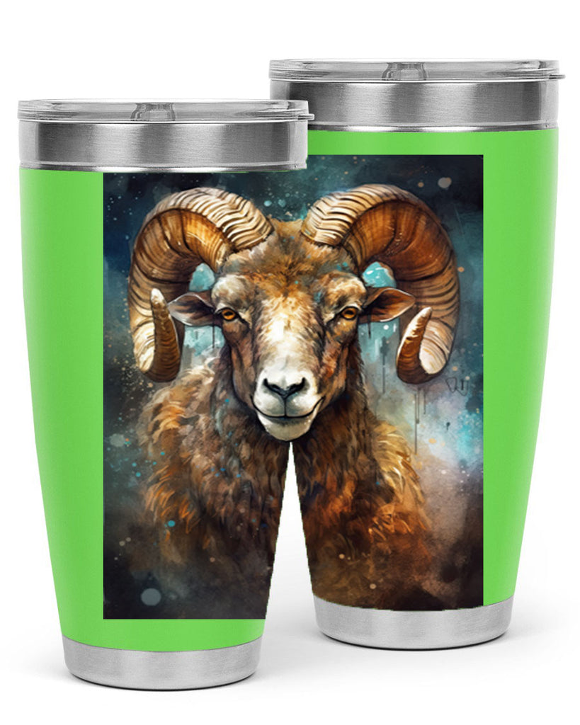 Aries 54#- zodiac- Tumbler