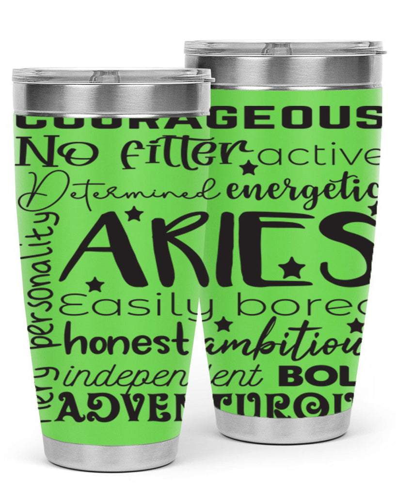 Aries 564#- zodiac- Tumbler