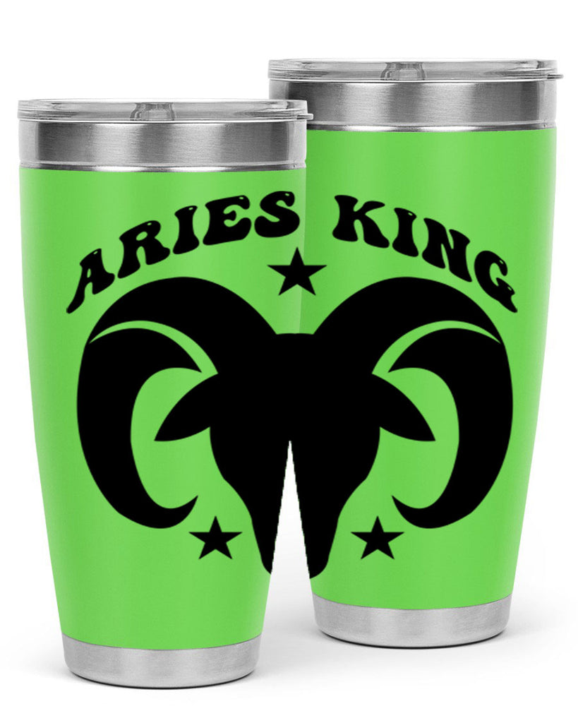 Aries king 110#- zodiac- Tumbler