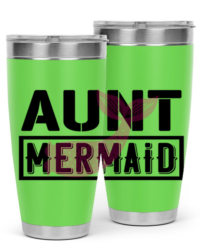 Aunt mermaid 17#- mermaid- Tumbler