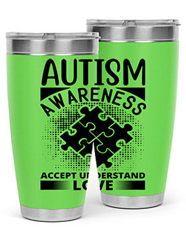 Autism awareness Style 43#- autism- Tumbler