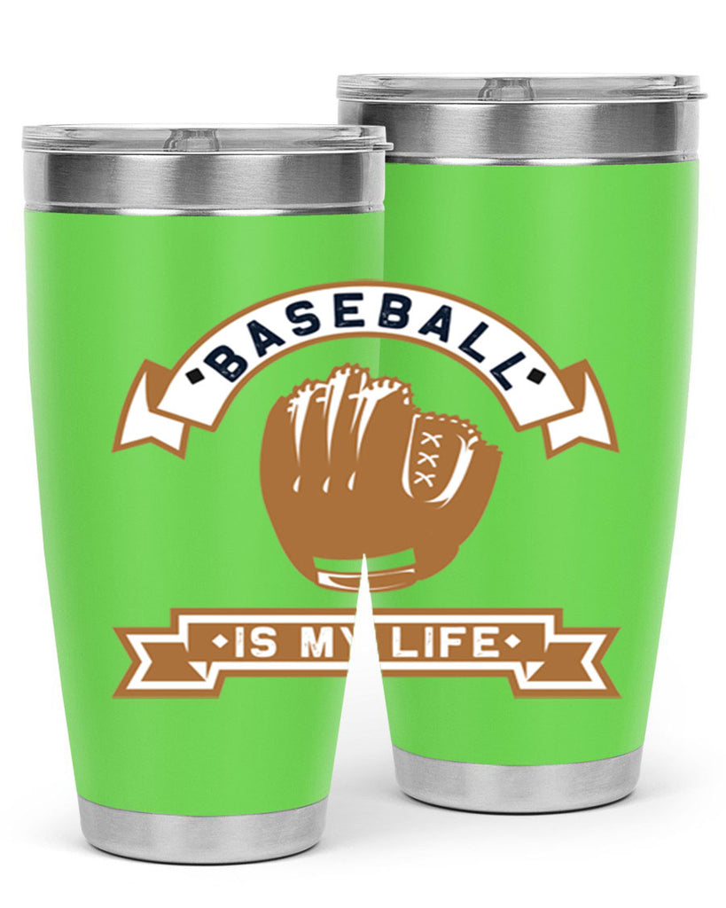 Baseball is 1445#- baseball- Tumbler