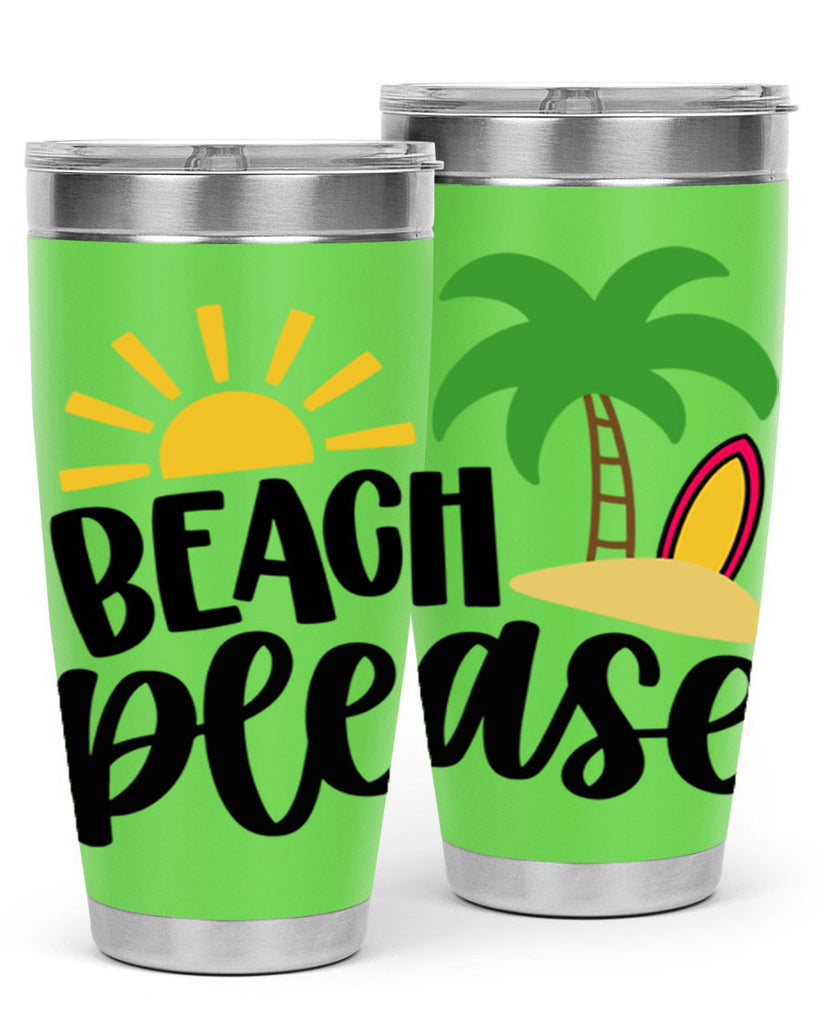 Beach Please Style 51#- summer- Tumbler