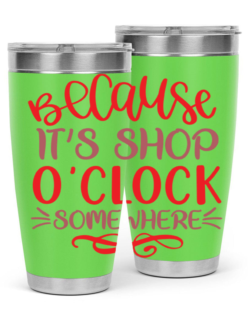 Because Its Shop Oclock Somewhere 19#- fashion- Cotton Tank