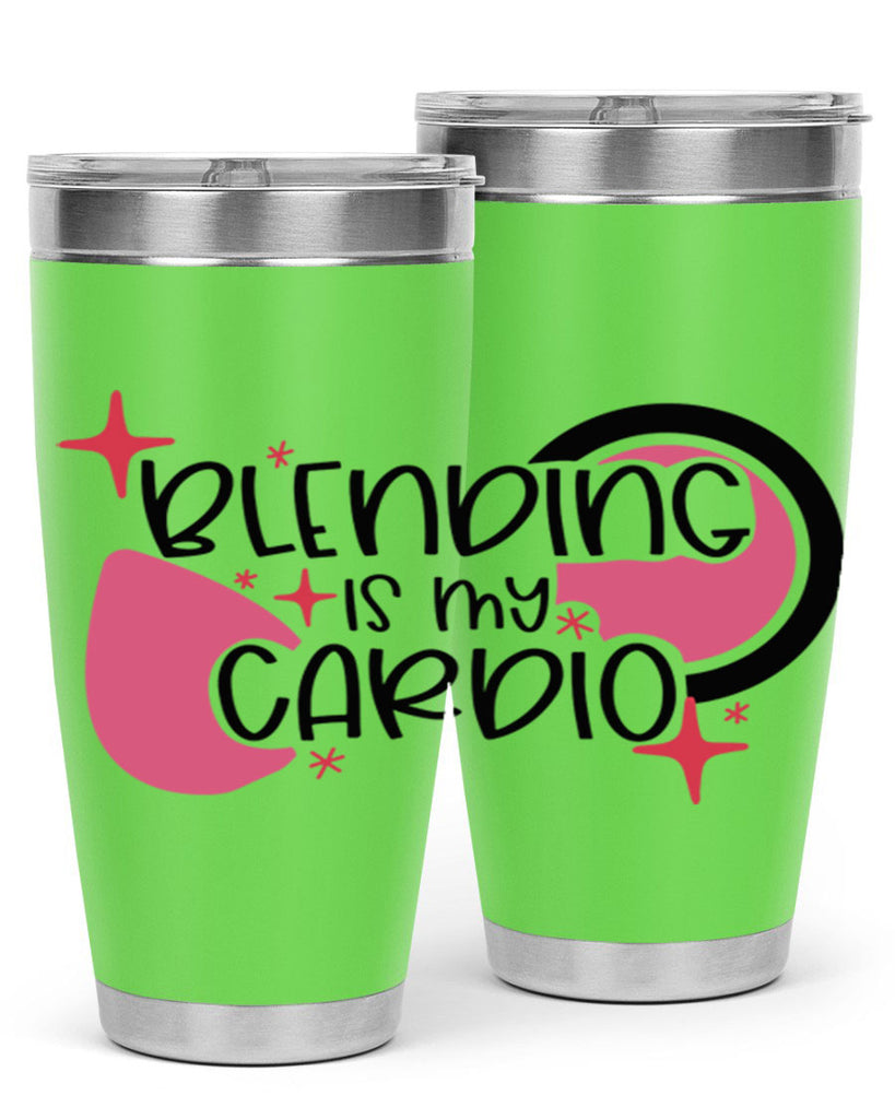 Blending Is My Cardio Style 128#- make up- Tumbler