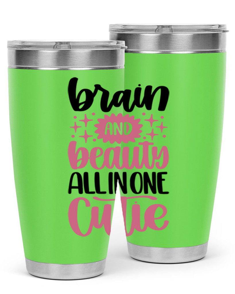 Brain And Beauty All In One Style 126#- make up- Tumbler