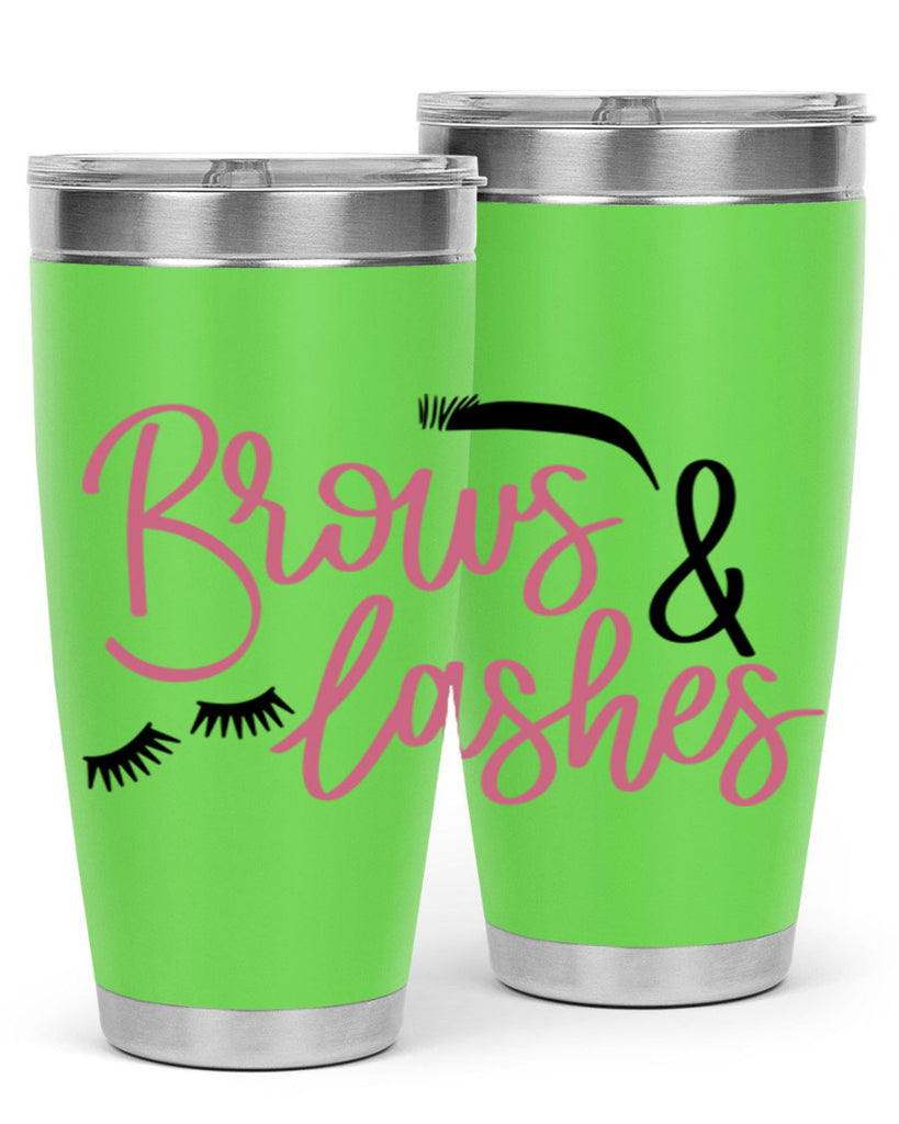 Brows Lashes Style 122#- make up- Tumbler