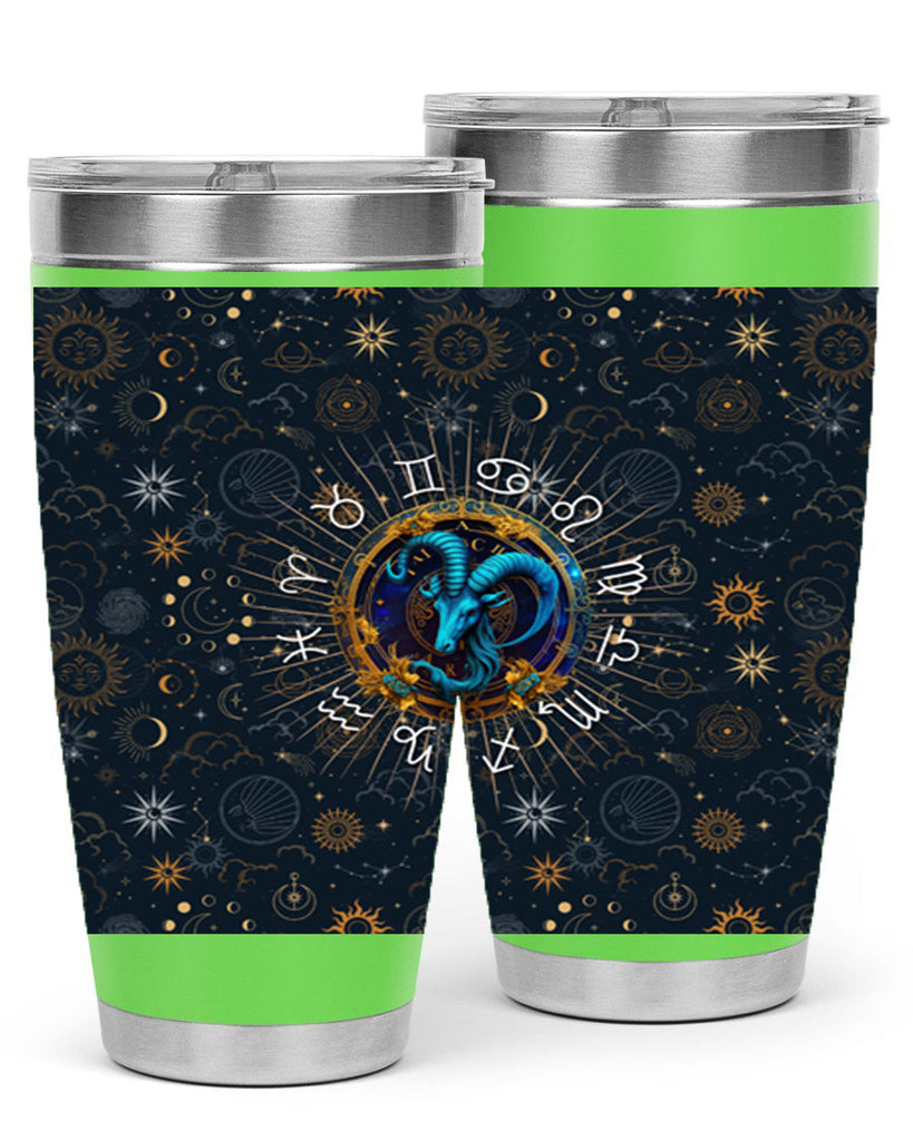 Capricorn Straight 184#- zodiac- Tumbler
