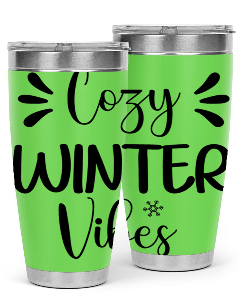Cozy Winter Vibes76#- winter- Tumbler