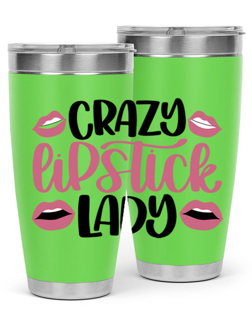 Crazy Lipstick Lady Style 107#- make up- Tumbler