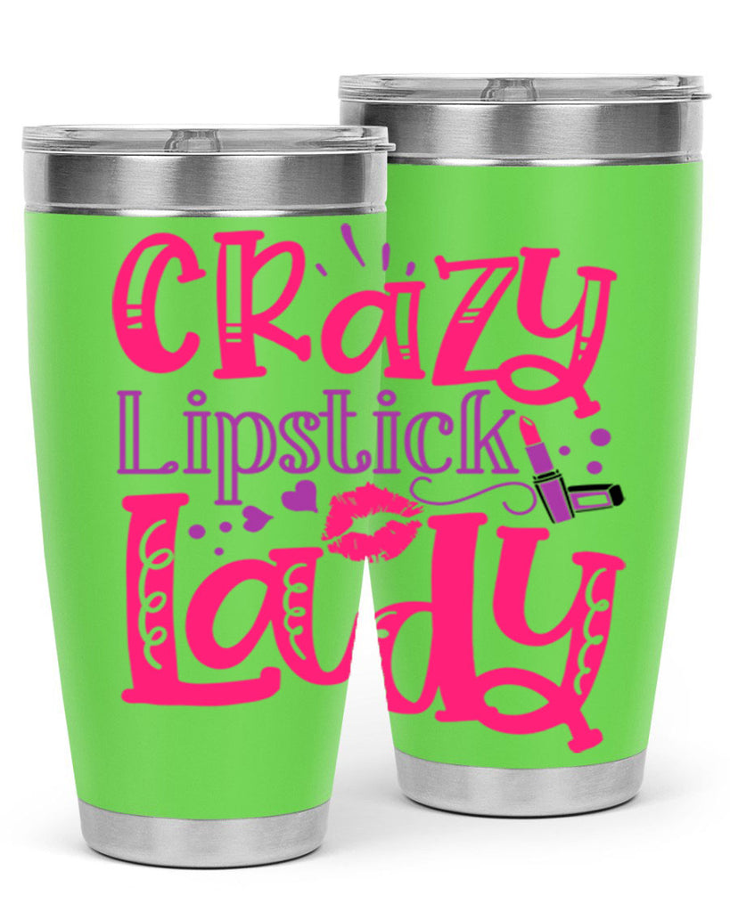 Crazy Lipstick Lady Style 241#- make up- Tumbler