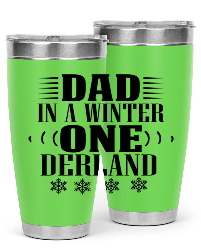 DAD IN A WINTER ONE DERLAND 91#- winter- Tumbler