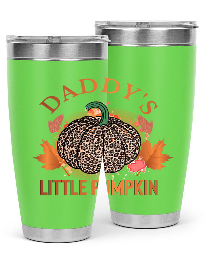 Daddys Little Pumpkin 67#- fall- Tumbler