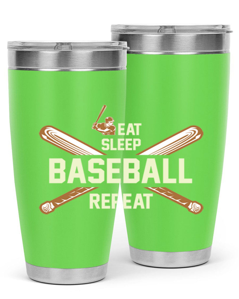 Eat 1285#- baseball- Tumbler