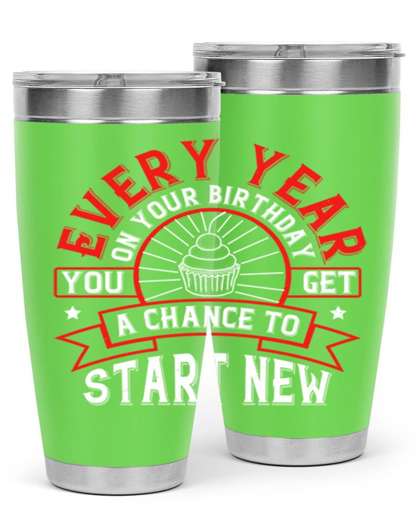 Every year on your birthday you get a chance to start new Style 86#- birthday- tumbler