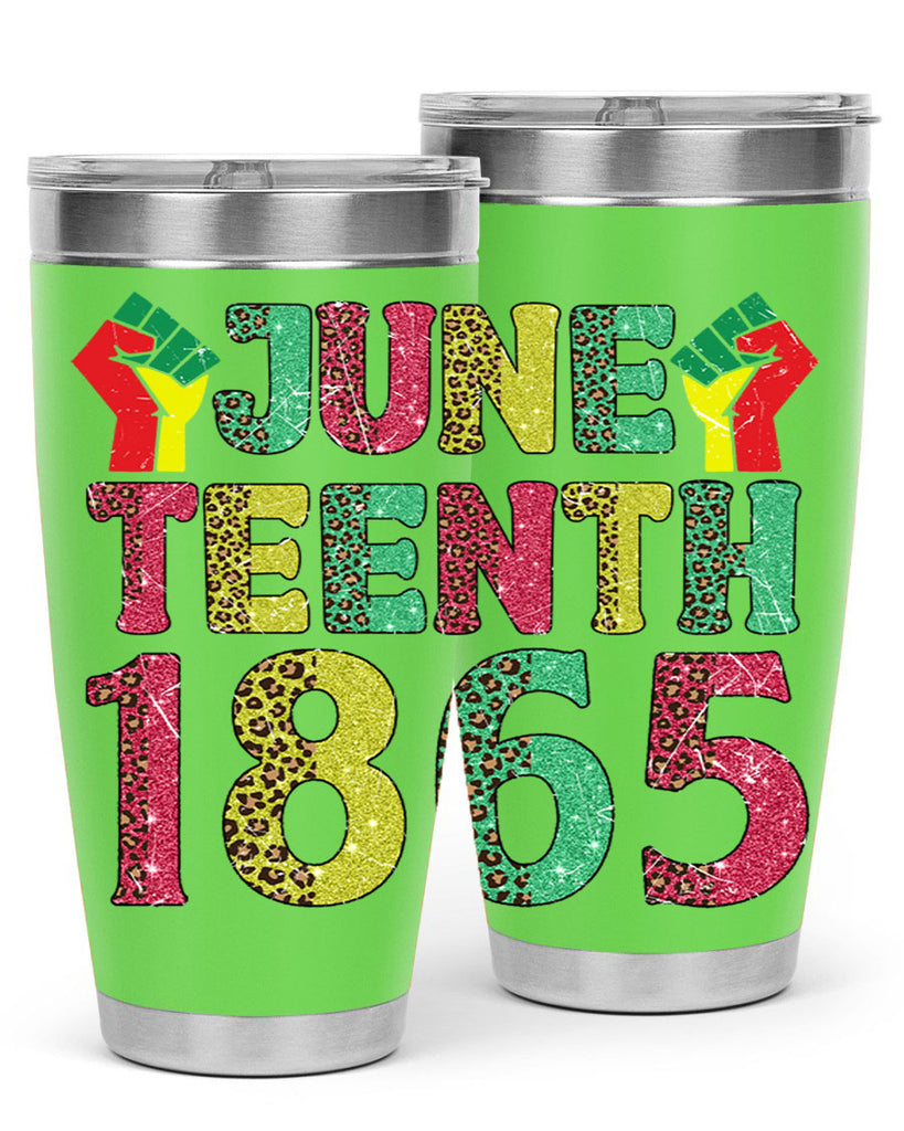 Fist Juneteenth Since 1865 Design Png 10#- Juneteenth- tumbler